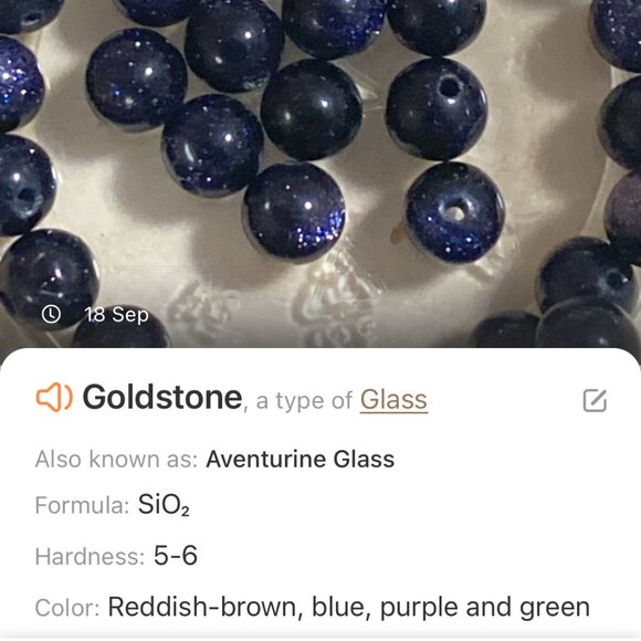 Dark Blue Goldstone Bronze Link Adjustable Short Necklace w/ Leaf Branch Charm - Picture 14 of 15